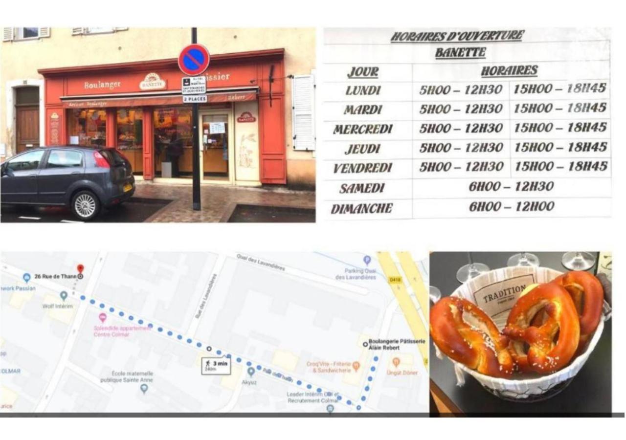 Thann Colmar - 1 Chambre - 5 Pers - Parking المظهر الخارجي الصورة